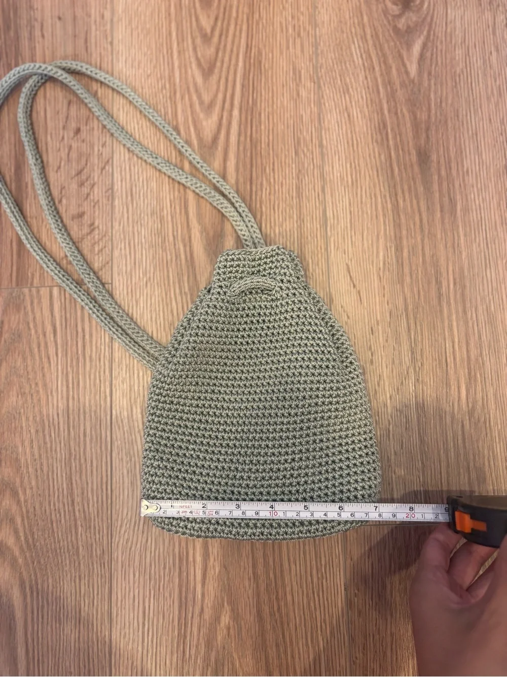 The Sak Mini Drawstring Backpack Sage Green - Picture 7 of 9